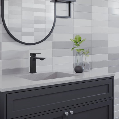 TORNEIRA MONOCOMANDO Q/F VERCCI SLIM BAIXO PRETO