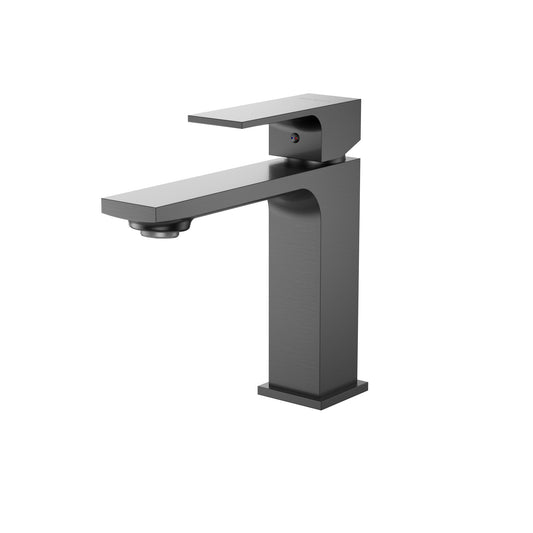 TORNEIRA MONOCOMANDO Q/F VERCCI SLIM BAIXO GRAFITE ESCOVADO