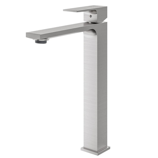 TORNEIRA MONOCOMANDO Q/F VERCCI SLIM ALTO AÇO ESCOVADO