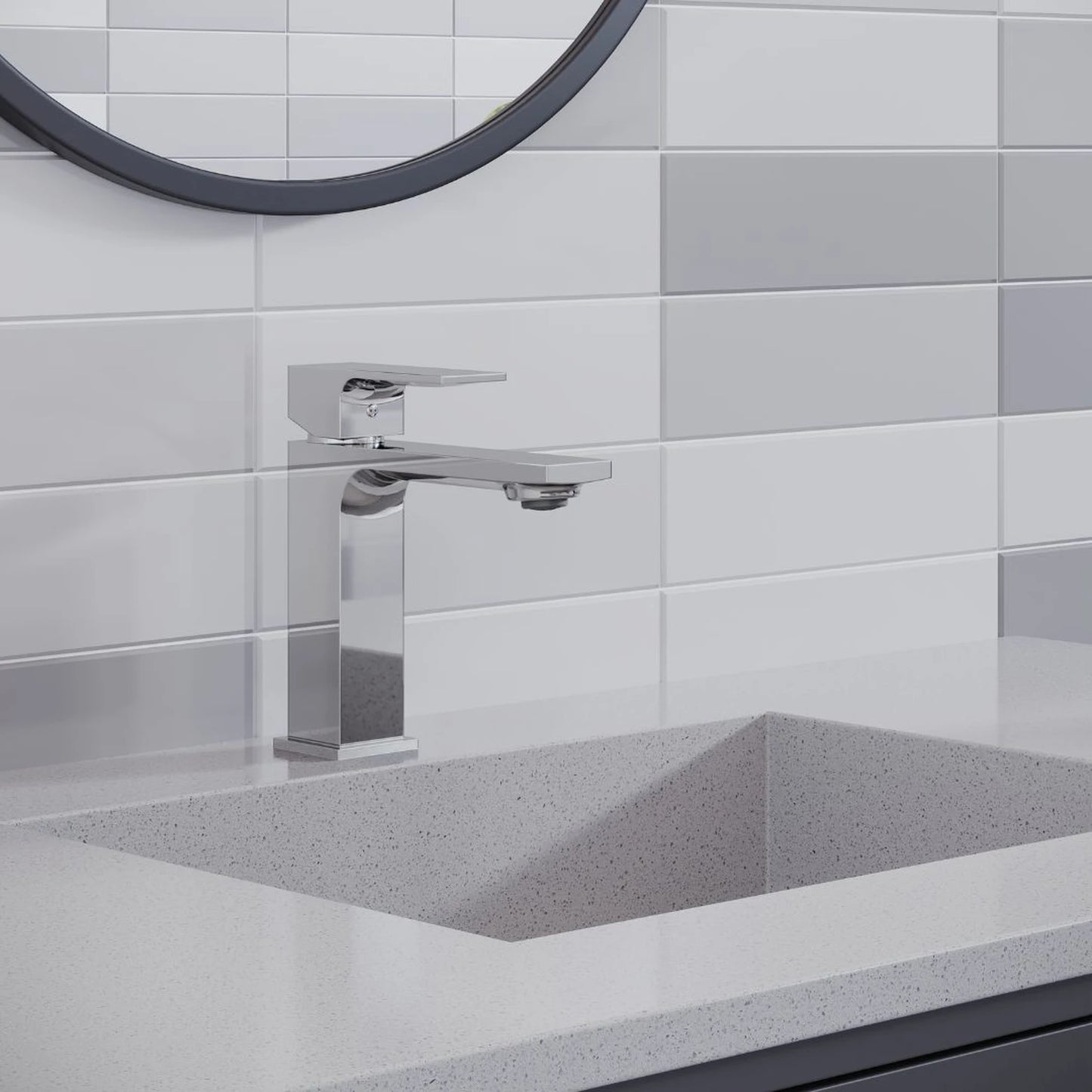 TORNEIRA MONOCOMANDO Q/F VERCCI SLIM BAIXO CROMADO