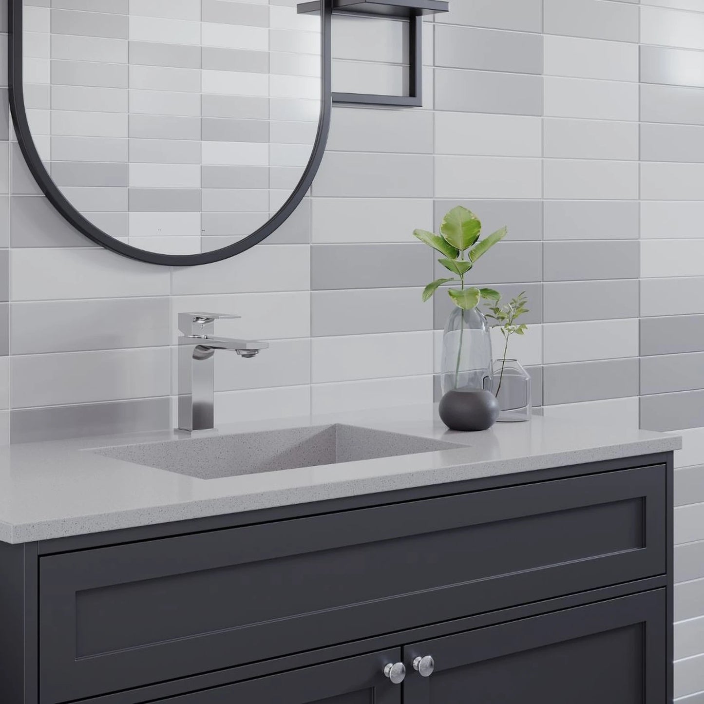 TORNEIRA MONOCOMANDO Q/F VERCCI SLIM BAIXO CROMADO