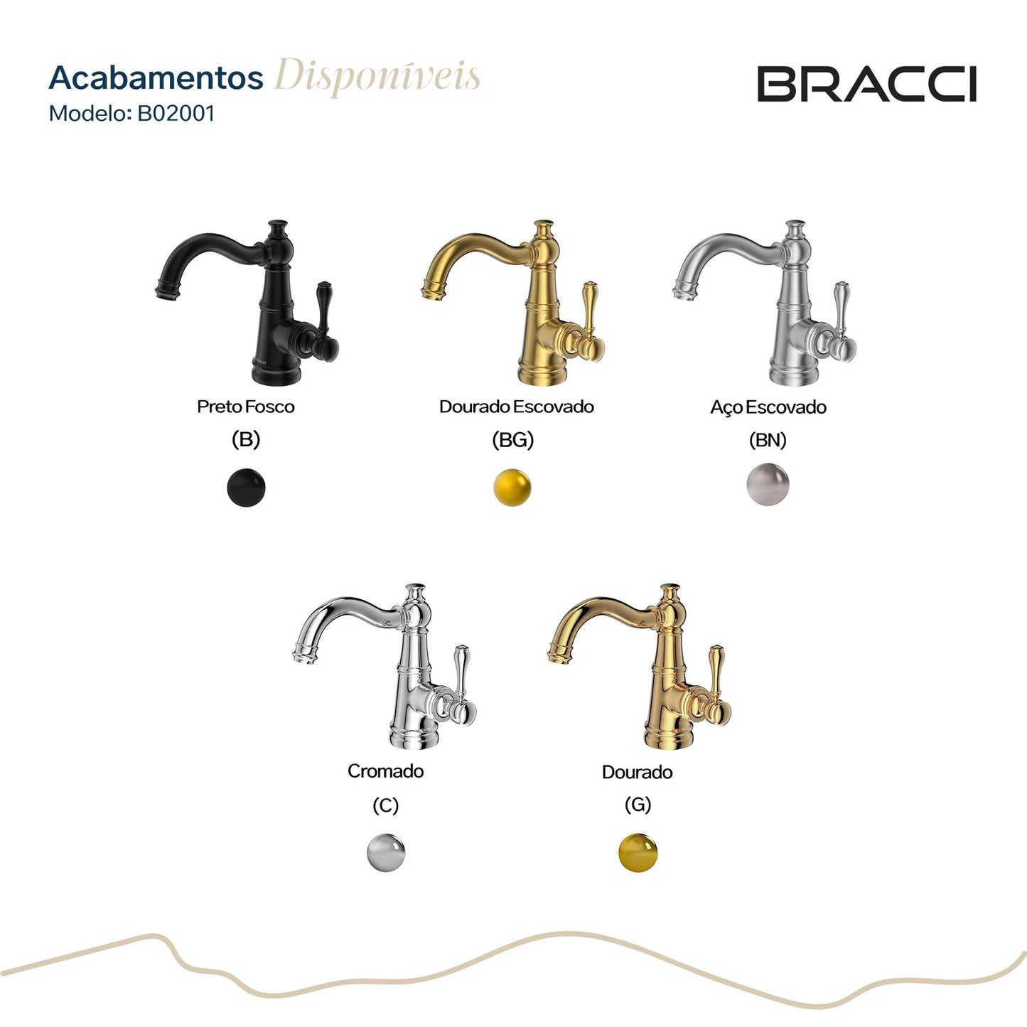 TORNEIRA MONOCOMANDO Q/F ST CLAIRE CROMADO
