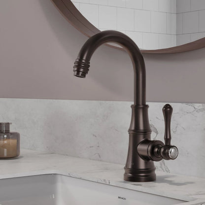 TORNEIRA MONOCOMANDO Q/F ST CLAIRE BRONZE ESCOVADO