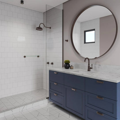 TORNEIRA MONOCOMANDO Q/F ST CLAIRE BRONZE ESCOVADO