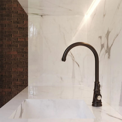 TORNEIRA MONOCOMANDO Q/F ST CLAIRE BRONZE ESCOVADO