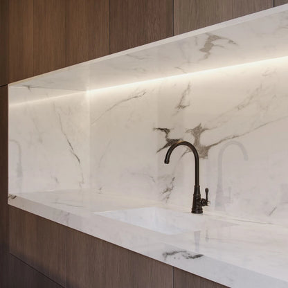 TORNEIRA MONOCOMANDO Q/F ST CLAIRE BRONZE ESCOVADO