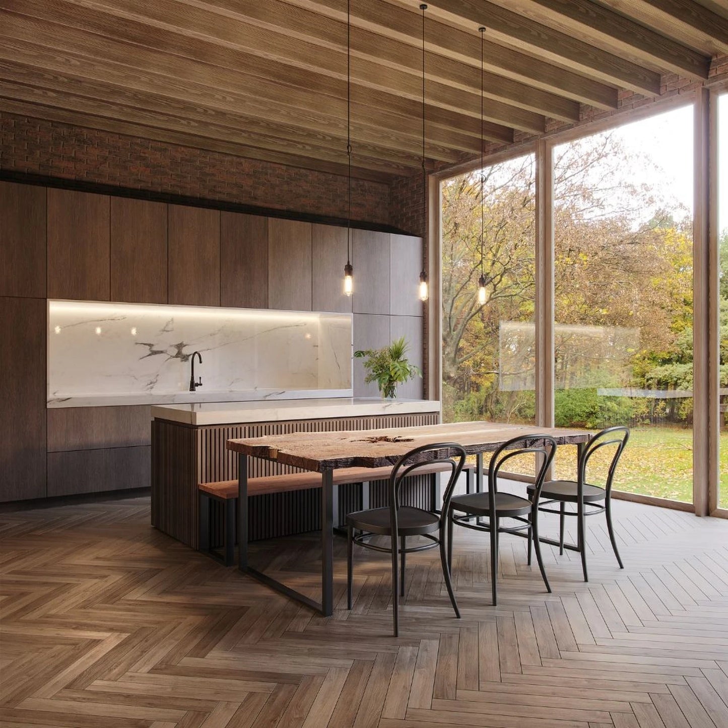 TORNEIRA MONOCOMANDO Q/F ST CLAIRE BRONZE ESCOVADO