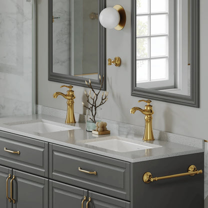 TORNEIRA MONOCOMANDO Q/F ST CLAIRE DOURADO