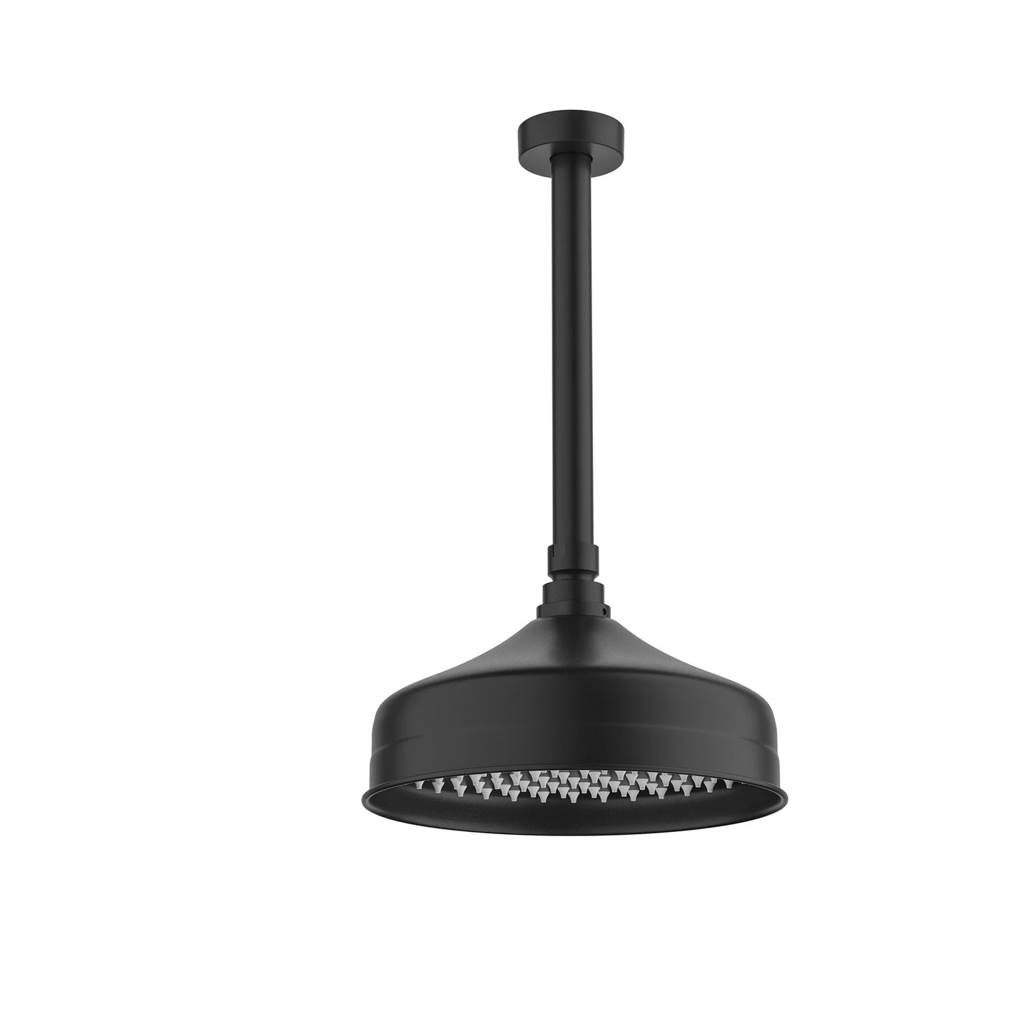 CHUVEIRO DE TETO PRETO FOSCO