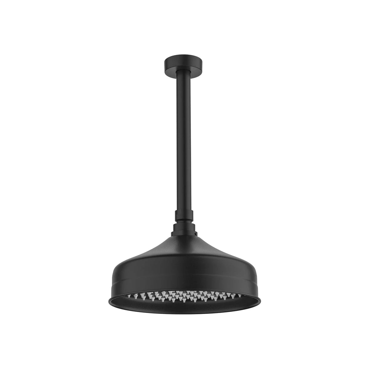 CHUVEIRO DE TETO PRETO FOSCO