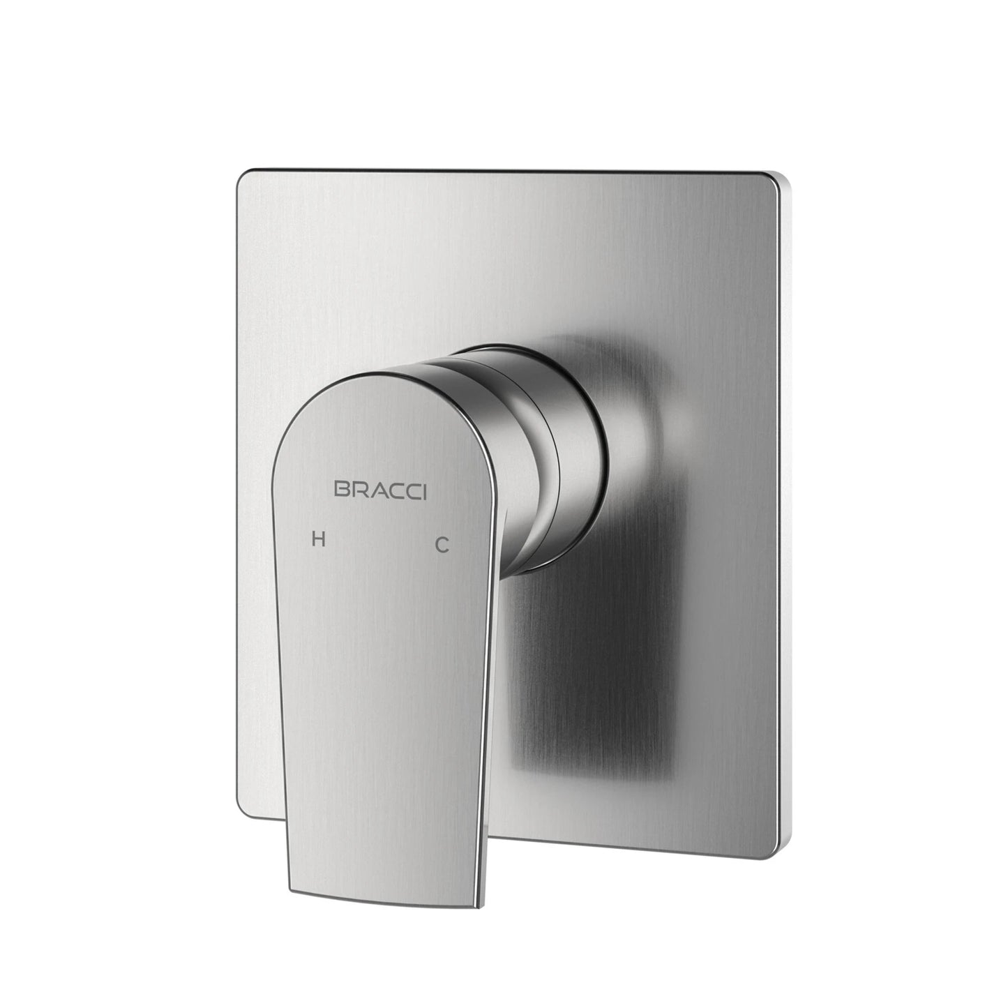 ACABAMENTO MONOCOMANDO CHUVEIRO AÇO ESCOVADO