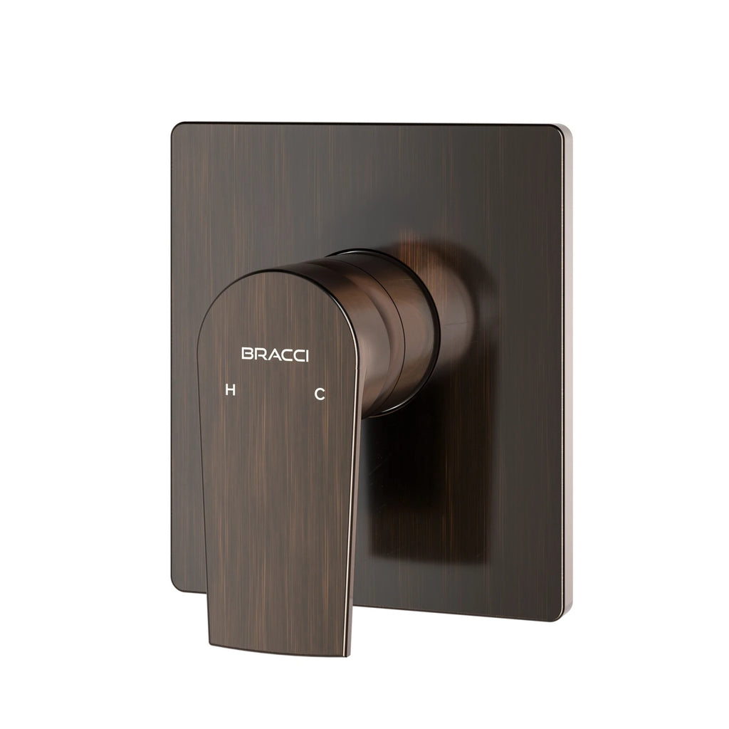 ACABAMENTO MONOCOMANDO DE CHUVEIRO BRONZE ESCOVADO