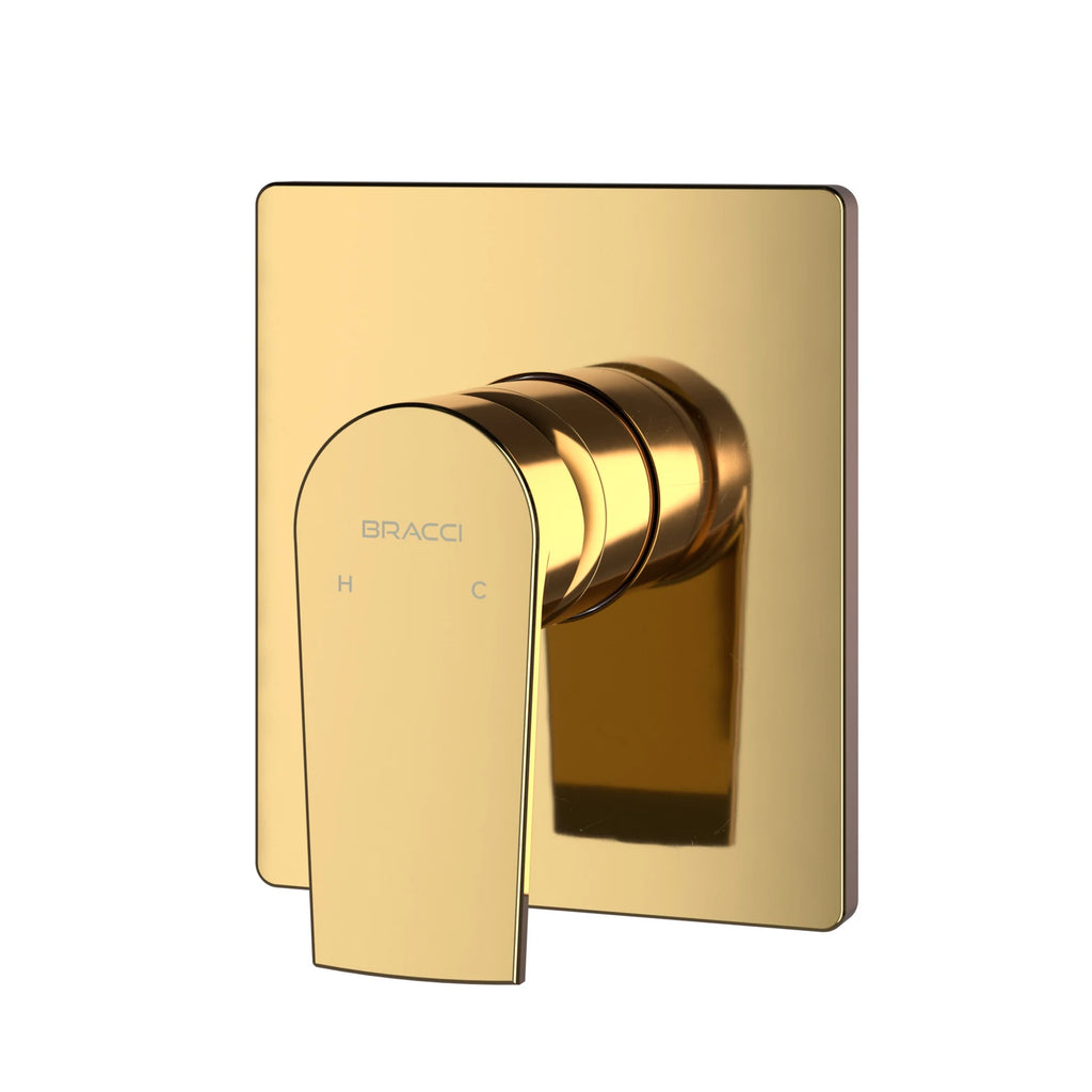 ACABAMENTO MONOCOMANDO DE CHUVEIRO DOURADO
