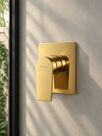 ACABAMENTO MONOCOMANDO CHUVEIRO DOURADO  NANOTECNOLOGIA