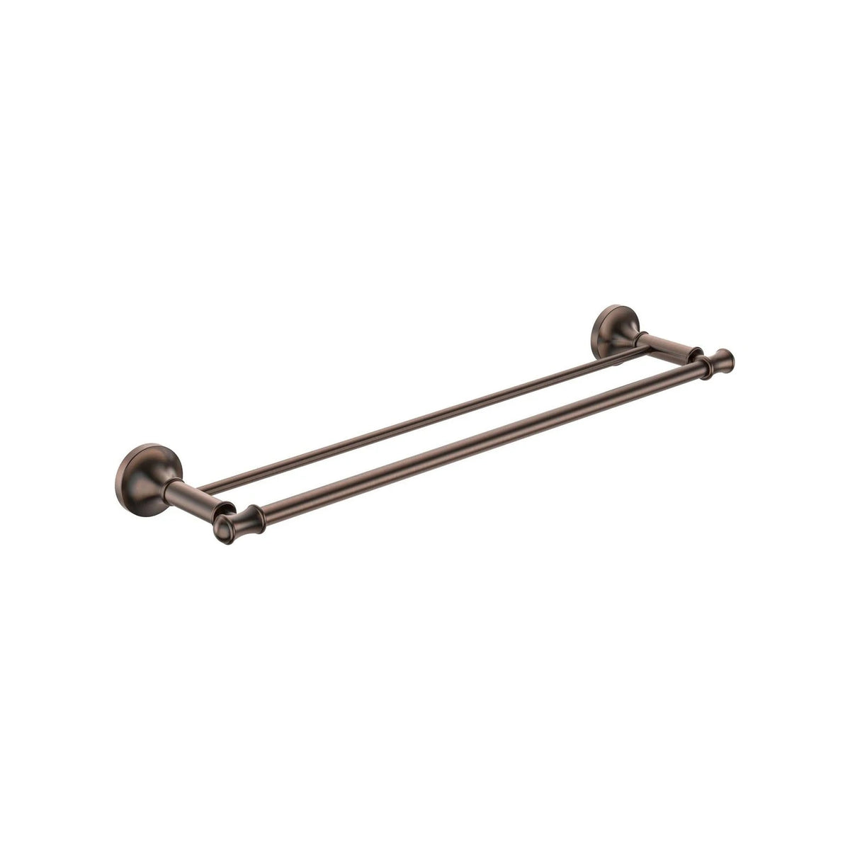 TOALHEIRO DUPLO ST CLAIRE BRONZE ESCOVADO