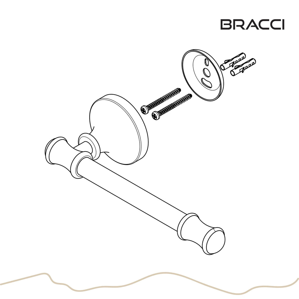 PORTA PAPEL HIGIÊNICO ST CLAIRE AÇO ESCOVADO