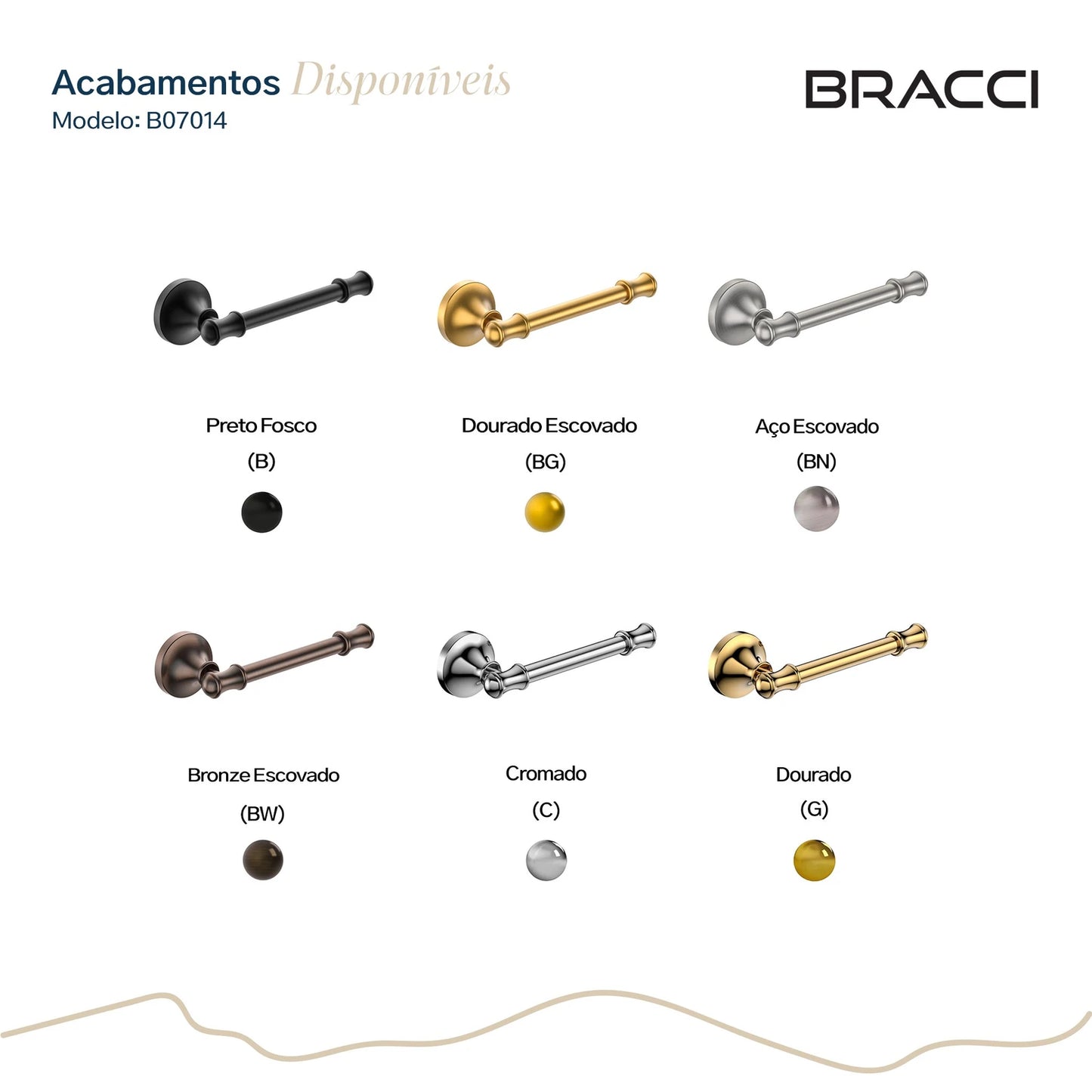 PORTA PAPEL HIGIÊNICO ST CLAIRE CROMADO