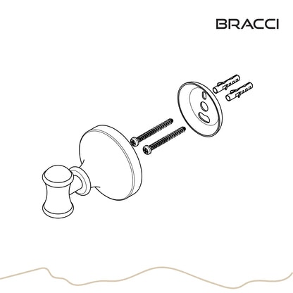 GANCHO SIMPLES ST CLAIRE CROMADO