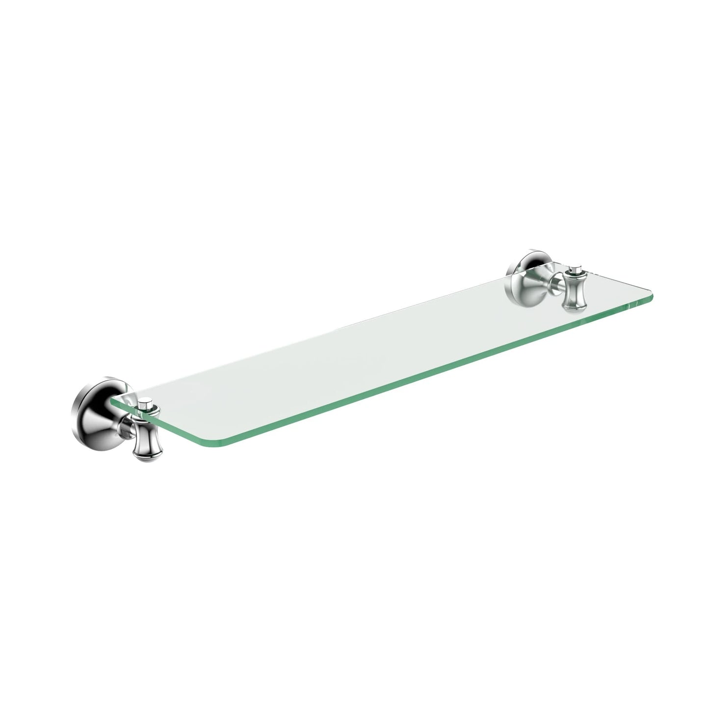 PRATELEIRA VIDRO CROMADO