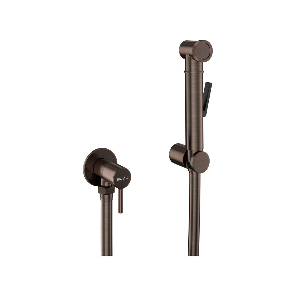 DUCHA HIGIÊNICA BRONZE ESCOVADO ÁGUA FRIA