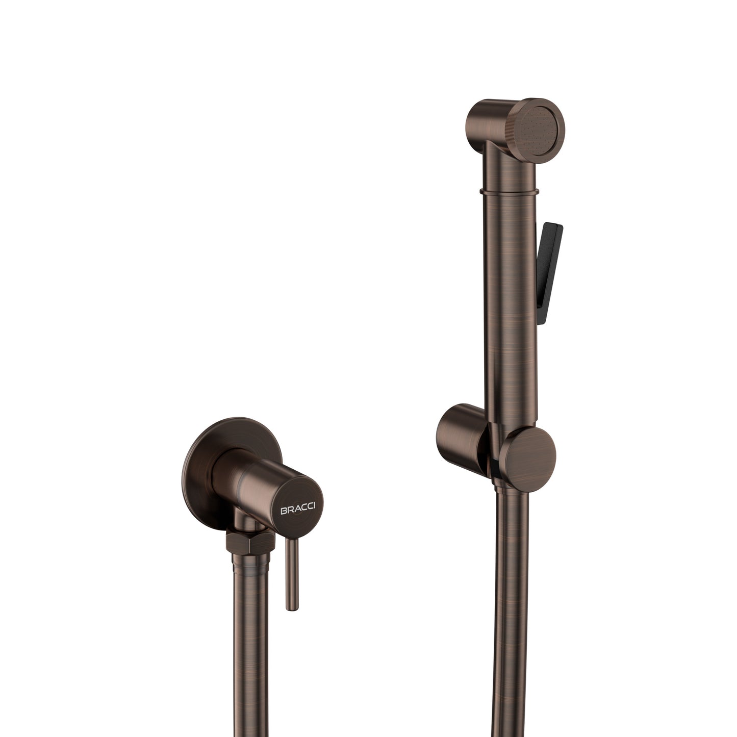 DUCHA HIGIÊNICA BRONZE ESCOVADO ÁGUA FRIA
