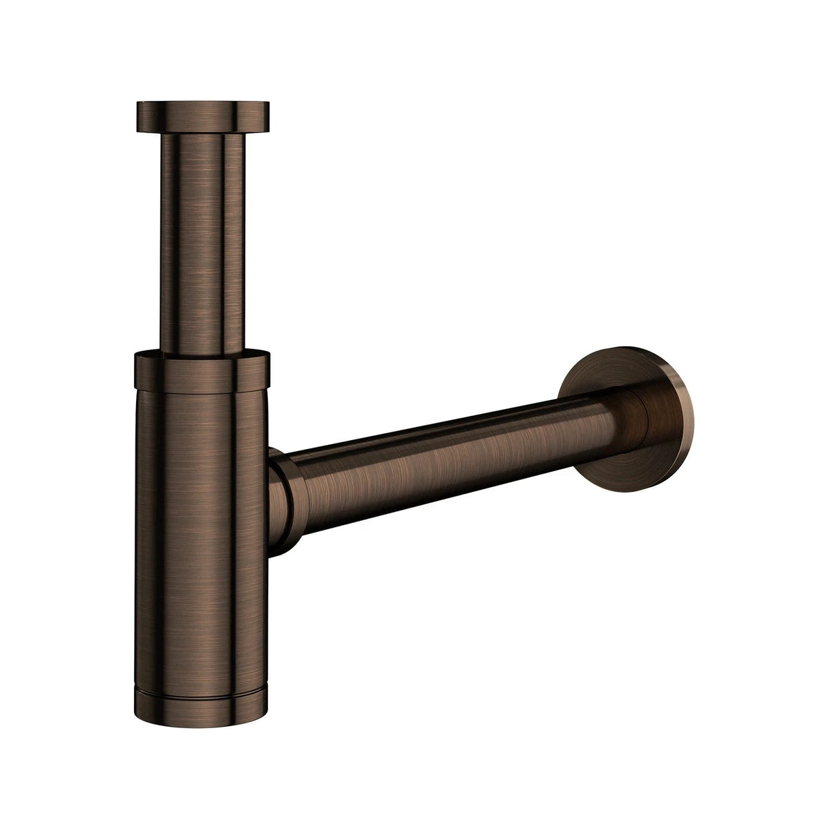 SIFÃO BRONZE ESCOVADO