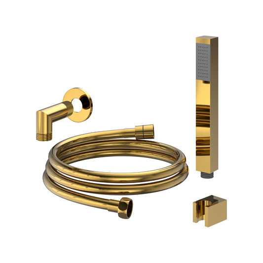 Kit Desviador Chuveiro de Teto Moderno Dourado