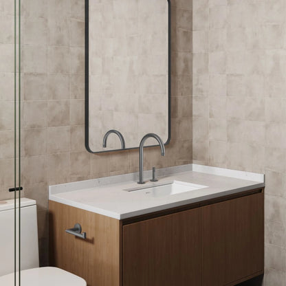 TORNEIRA MONOCOMANDO Q/F ARIA GRAFITE ESCOVADO