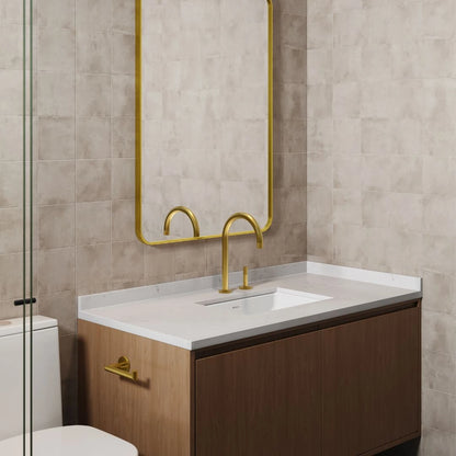 TORNEIRA MONOCOMANDO Q/F ARIA DOURADO ESCOVADO