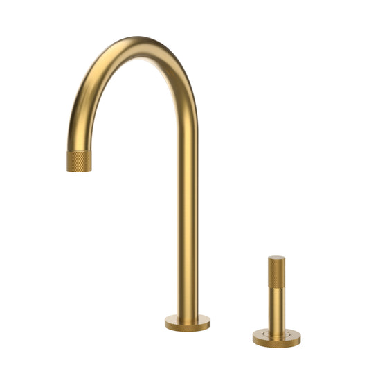 TORNEIRA MONOCOMANDO Q/F ARIA DOURADO ESCOVADO