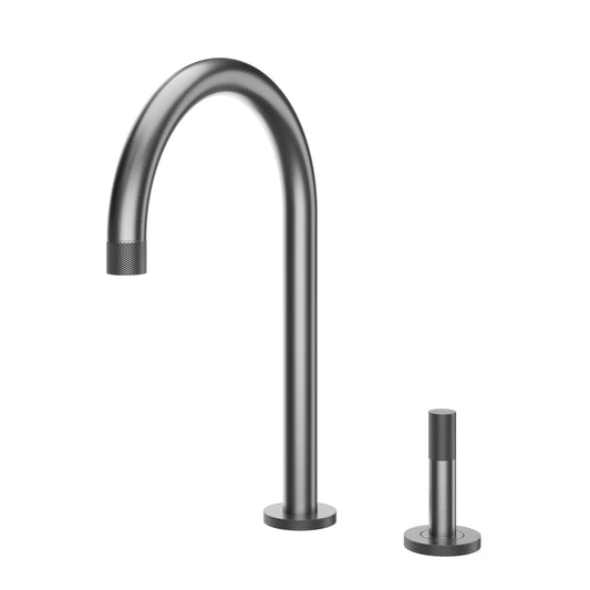 TORNEIRA MONOCOMANDO Q/F ARIA GRAFITE ESCOVADO