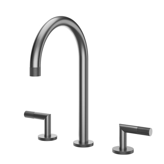 TORNEIRA DUPLO COMANDO Q/F ARIA GRAFITE ESCOVADO