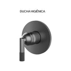 ACABAMENTO MONOCOMANDO DUCHA HIGIÊNICA ARIA GRAFITE ESCOVADO