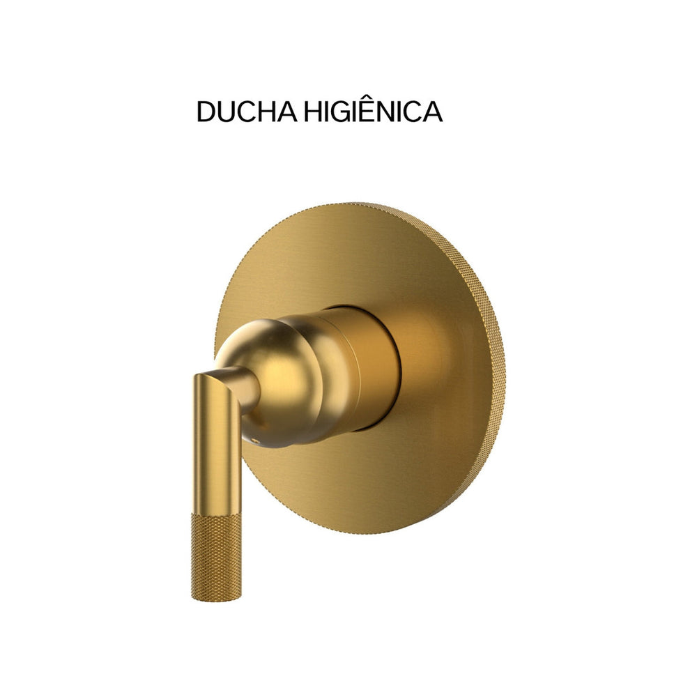 ACABAMENTO MONOCOMANDO DUCHA HIGIÊNICA ARIA DOURADO ESCOVADO