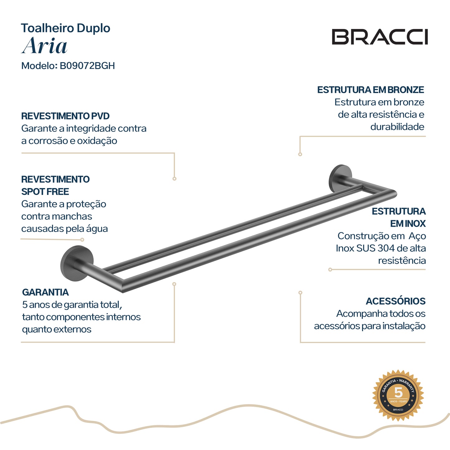 TOALHEIRO DUPLO ARIA