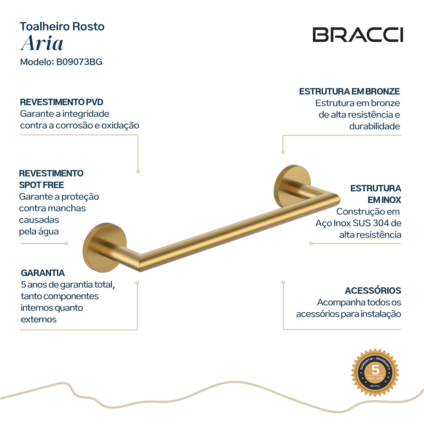 TOALHEIRO ROSTO ARIA
