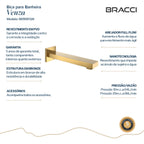 BICA PARA BANHEIRA VENZA DOURADO NANOTECNOLOGIA
