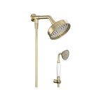 CHUVEIRO ST CLAIRE COM DESVIADOR CHAMPAGNE GOLD