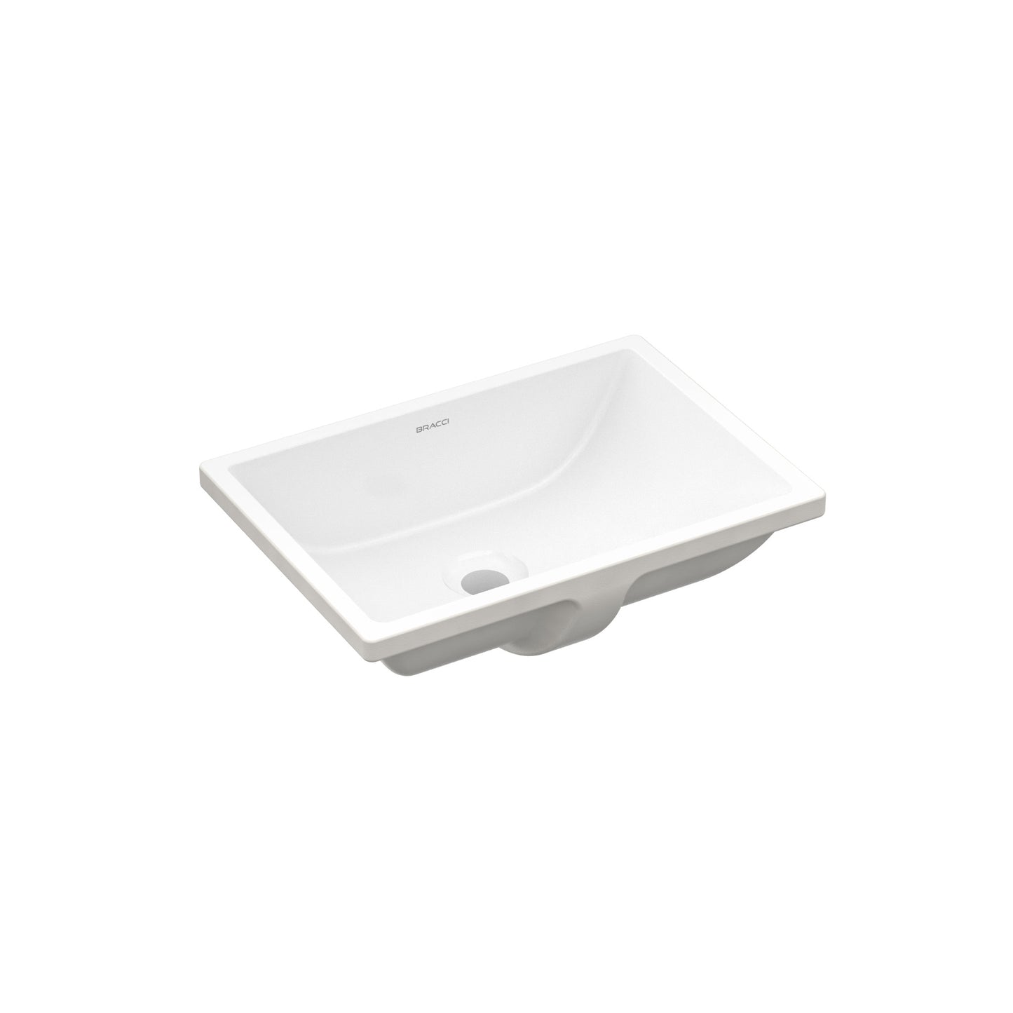 CUBA VENTTI DE EMBUTIR 46CM BRANCO BRILHO