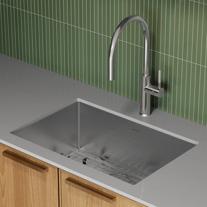 TORNEIRA MONOCOMANDO Q/F ST LOUISE PLUS AÇO ESCOVADO