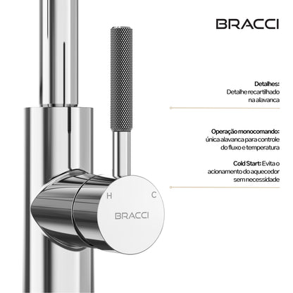 TORNEIRA MONOCOMANDO Q/F ST LOUISE PLUS CROMADO