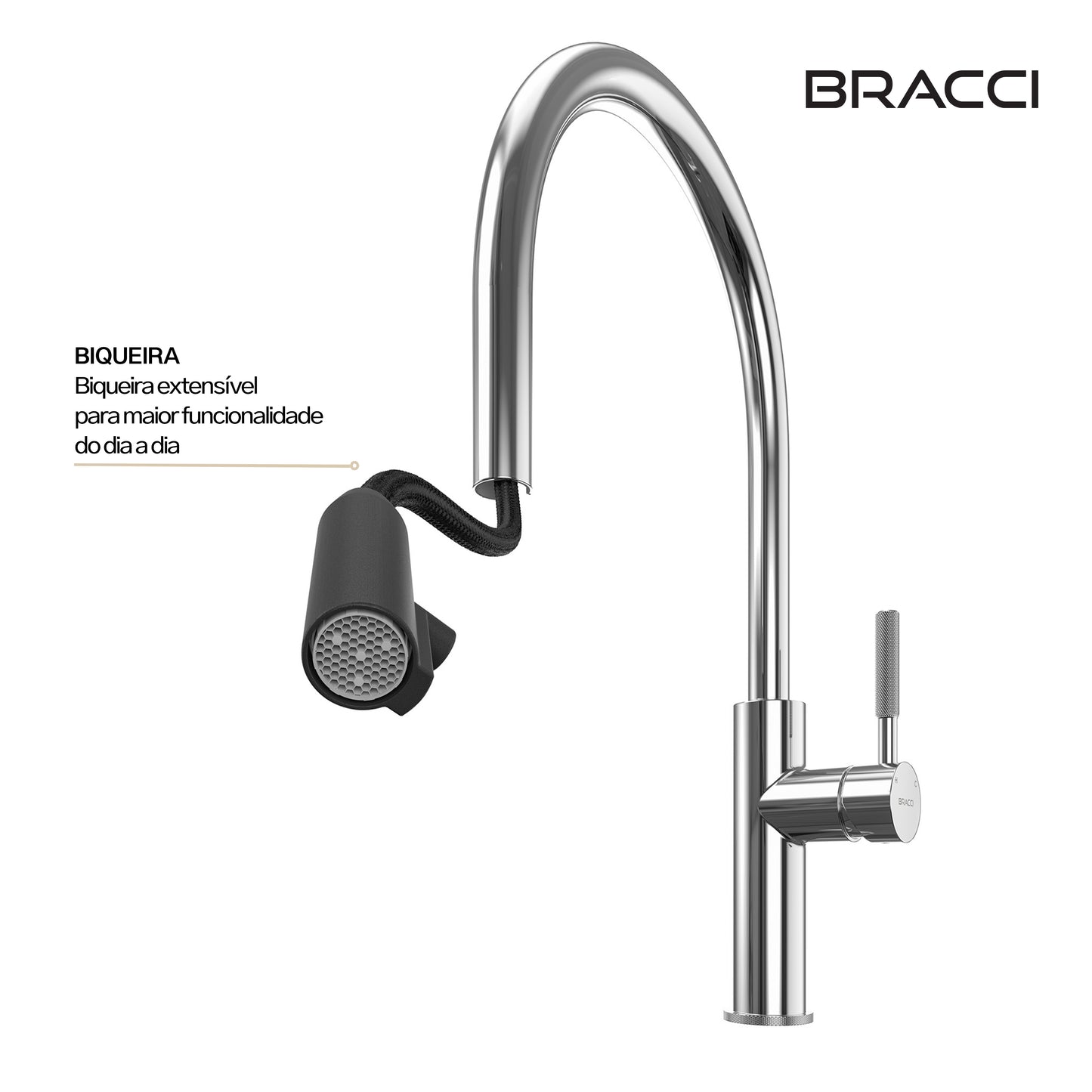 TORNEIRA MONOCOMANDO Q/F ST LOUISE PLUS CROMADO