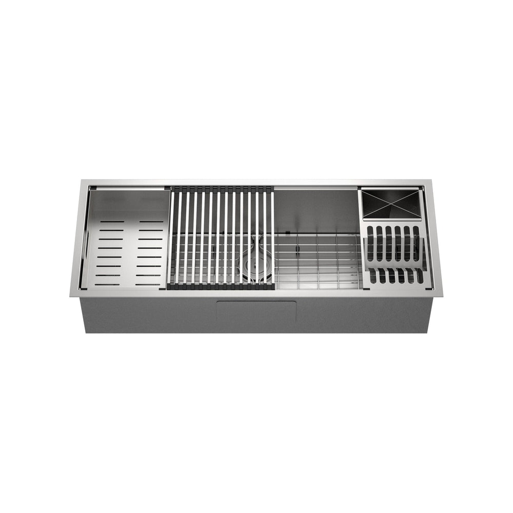 CUBA DE COZINHA WORKSTATION 110CM AÇO INOX