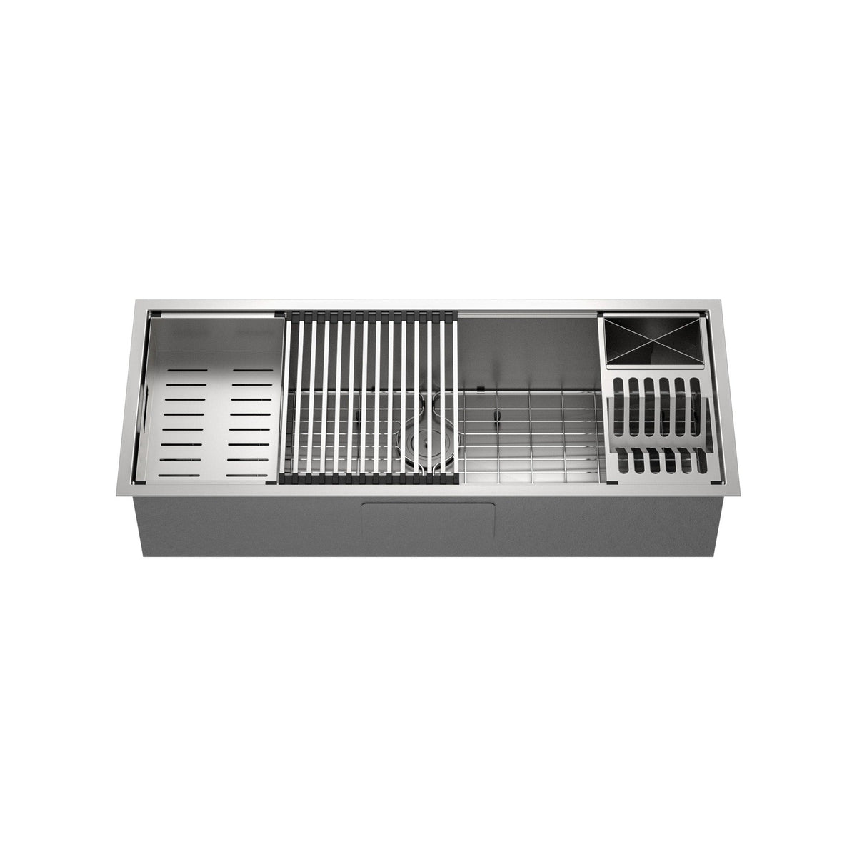 CUBA DE COZINHA WORKSTATION 110CM AÇO INOX
