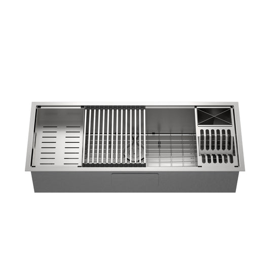 CUBA DE COZINHA WORKSTATION 110CM AÇO INOX
