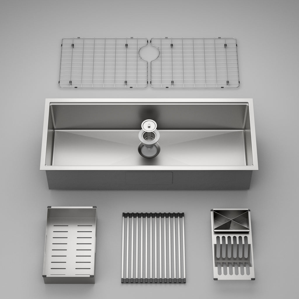 CUBA DE COZINHA WORKSTATION 110CM AÇO INOX