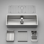 CUBA DE COZINHA WORKSTATION 110CM AÇO INOX