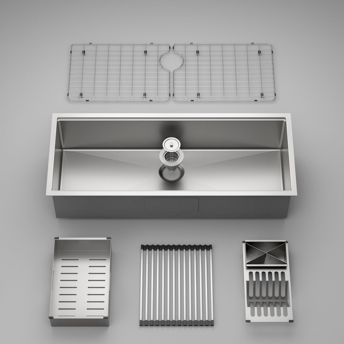 CUBA DE COZINHA WORKSTATION 110CM AÇO INOX