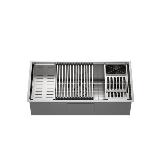 CUBA DE COZINHA WORKSTATION 90CM AÇO INOX