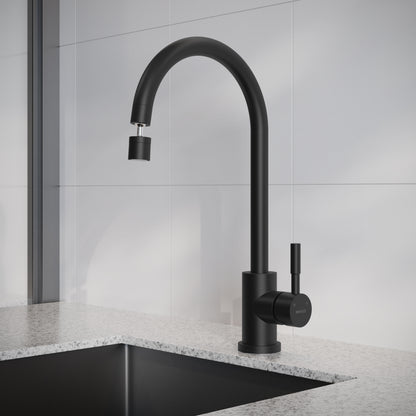 TORNEIRA MONOCOMANDO Q/F ST LOUISE BASIC PRETO PVD